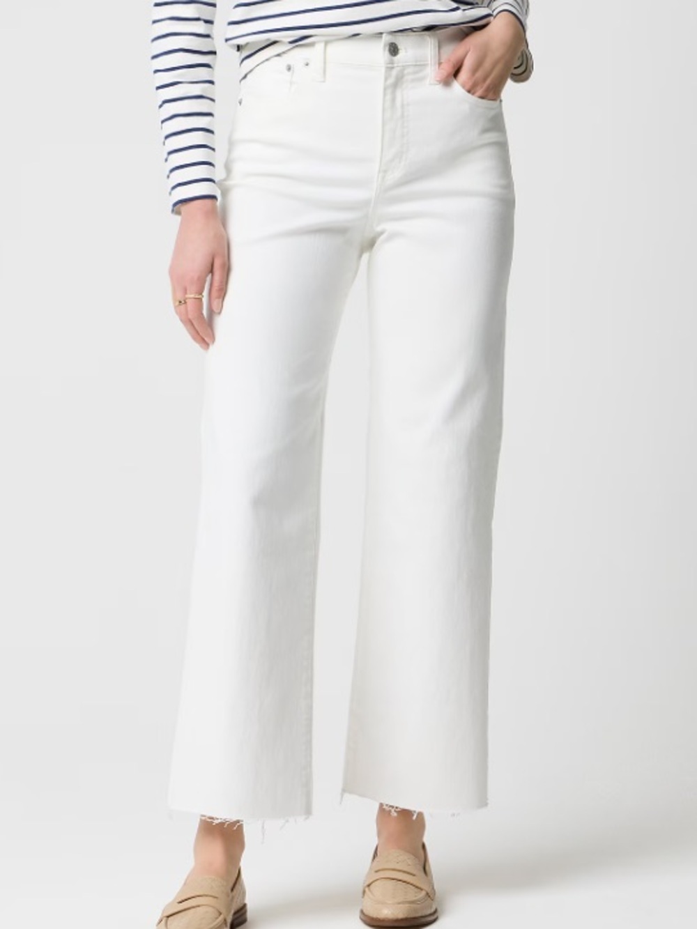 NWOT j crew Petite wide-leg jean in all-day stretch